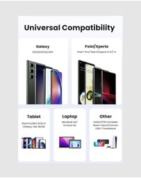 Ugreen - UGREEN 90 Degree Angle USB-C Male to USB-C Male 60W Braided Cable 2m