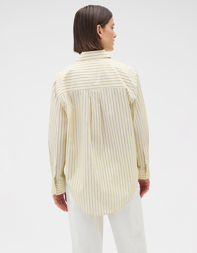 Oroton - Butter Stripe Shirt