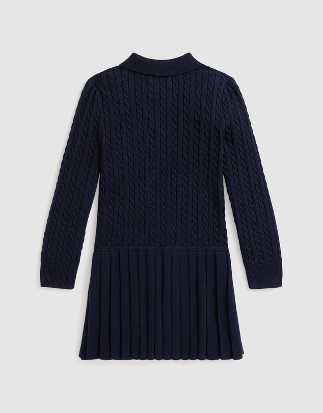 Polo Ralph Lauren - Mini-Cable Polo Sweater Dress - ICONIC EXCLUSIVE - Babies-Kids