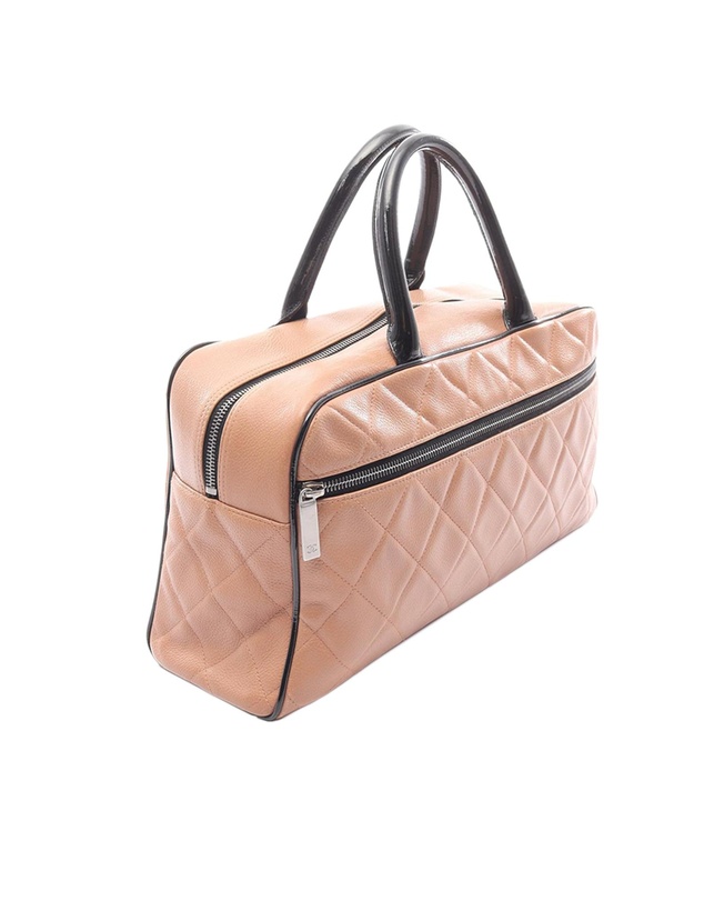 Pre-Loved by Azura Reborn - Pre-Loved CC Quilted Caviar Bowler Bag