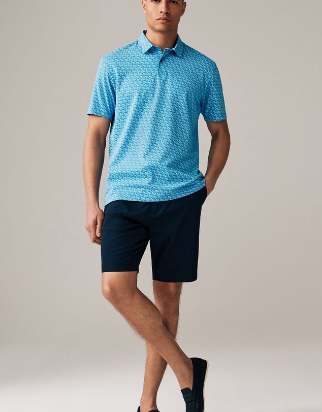 NEXT - 100% Cotton Print Polo Shirt