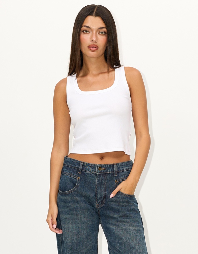 Dazie - Original Organic Cotton Ribbed Tank
