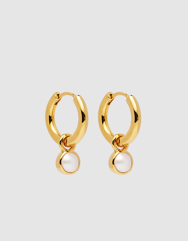 Najo - Heavenly Pearl Gold Earring