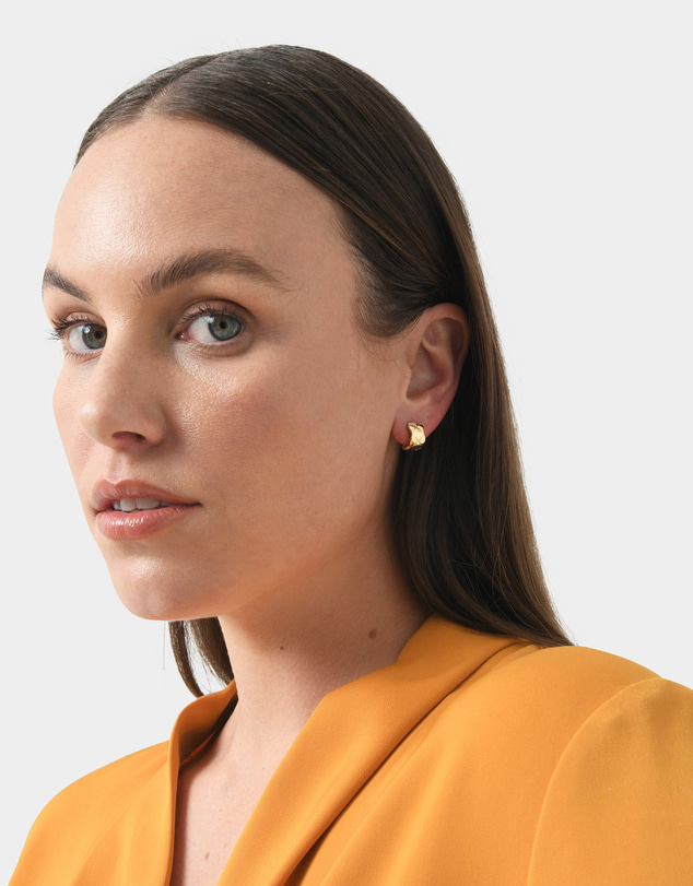 Forcast - Calla 16k Gold Plated Earrings