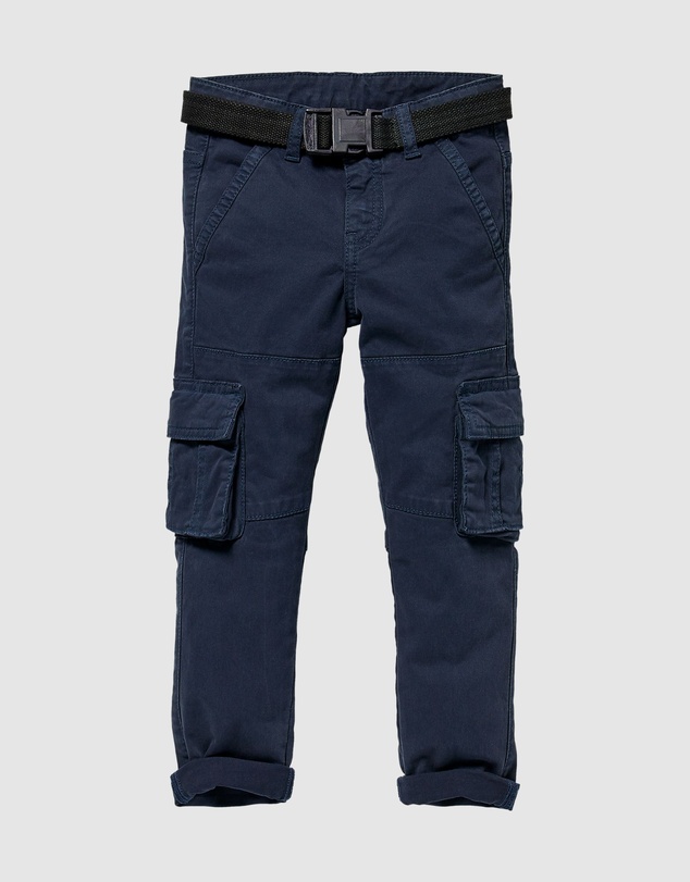 Quapi - Koen Cargo Pants with Belt - Kids-Teens