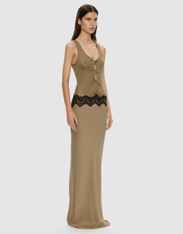 Christopher Esber - Open Twist Verner Lace Tank Dress