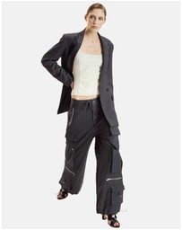Cynthia Rowley - Pinstripe Oversized Jacket