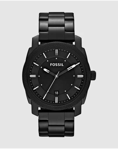 Fossil - Machine Black Analogue Watch