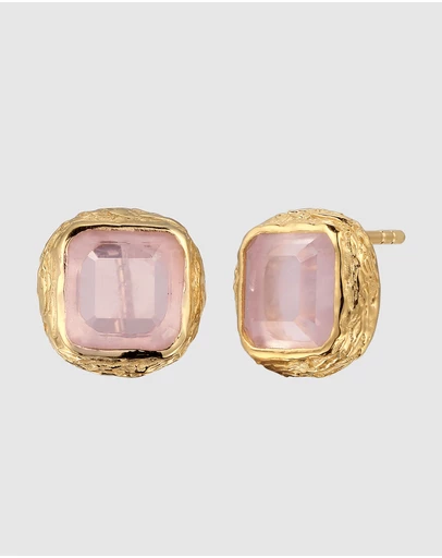 Haze & Glory - Rebel Rose Stud Earrings - Gold