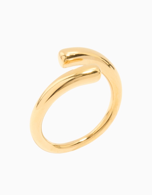 Lovisa - Waterproof Gold Plated Stainless Steel Swirl Wrap Ring