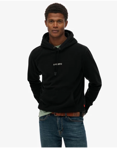 Superdry - Micro Logo Fleece Hoodie