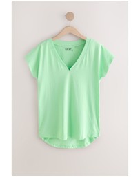 NEXT - V-Neck Cap Sleeve T-Shirt