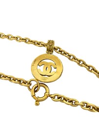 Pre-Loved by Azura Reborn - Pre-Loved CC Gold Plated Medallion Chain Necklace
