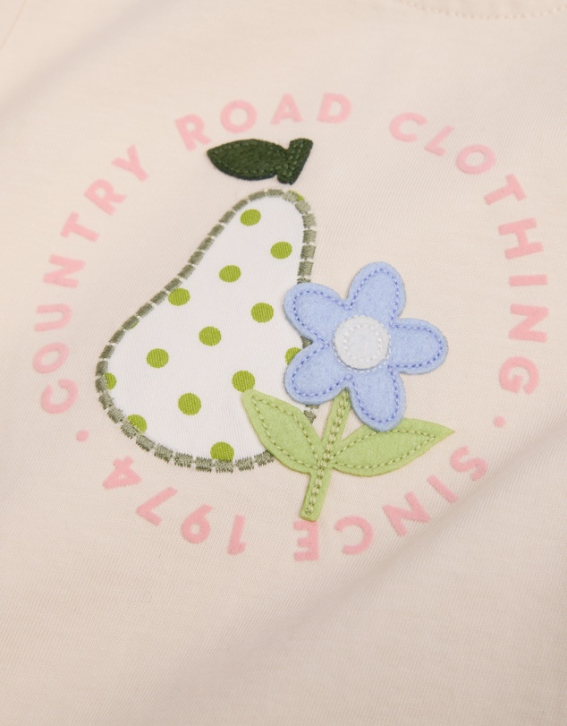 Country Road - Organically Grown Cotton Pear Long Sleeve T-shirt