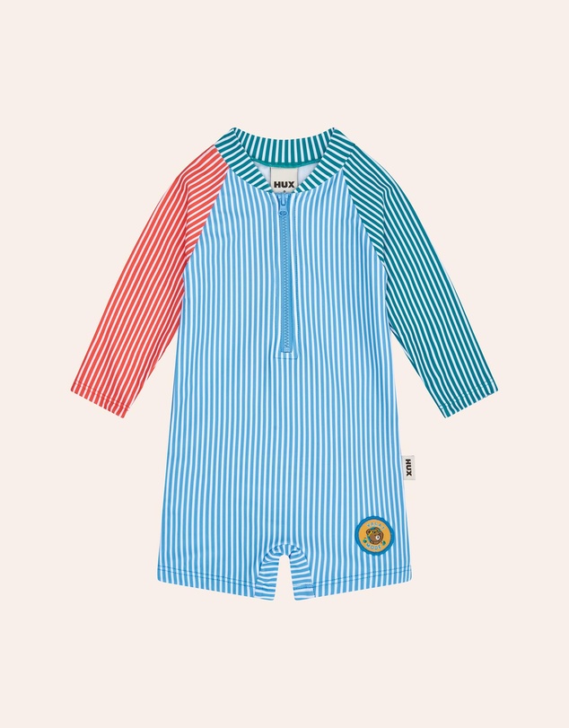 Huxbaby - Vacay Mode Multi Stripe Swimsuit - Babies-Kids