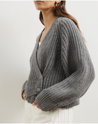 Atmos&Here - Reese Chunky Knit Wrap Cardigan