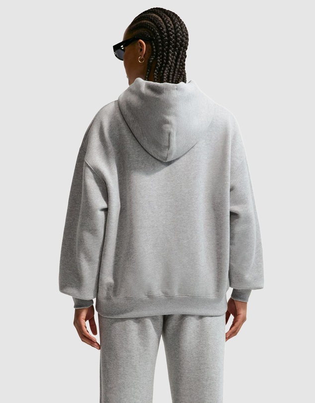 Nike - Nike Studio Fleece Midweight Oversized Full-Zip Hoodie
