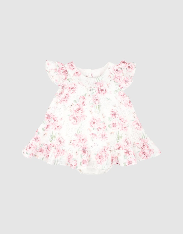 Bebe by Minihaha - Evie Print Overlay Dress - Babies