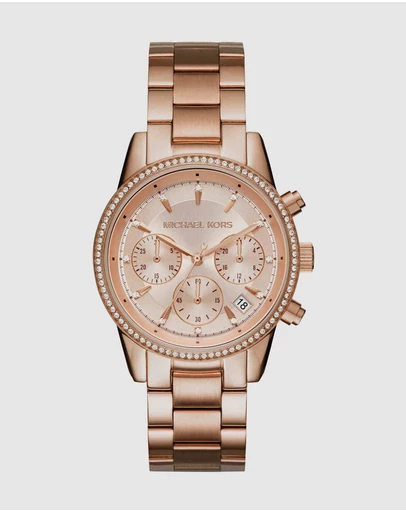 Michael Kors - Bryant Rose Gold Tone Tone Chronograph Watch