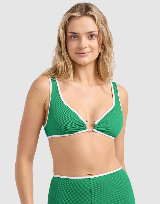 Seafolly - Beach Bound Ring Front Tank Bikini Top