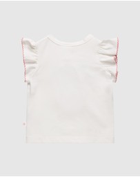 Kynd Baby - Miffy Frill Tee in Snow White