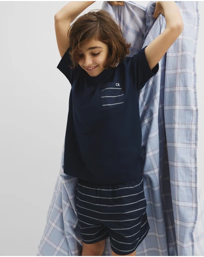 Country Road - Teen Australian Cotton Short Sleeve Boxer Pyjama Set