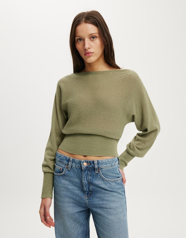 Cotton On - The Breezy Ls Batwing Knit