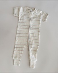 Susukoshi - Zip Suit Short Sleeves With Pants