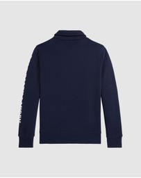 Polo Ralph Lauren - Logo Fleece Collared Sweatshirt - ICONIC EXCLUSIVE - Teens