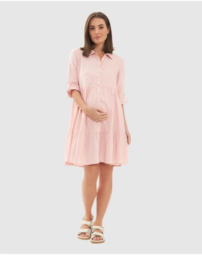 Ripe Maternity - Adel Linen Dress