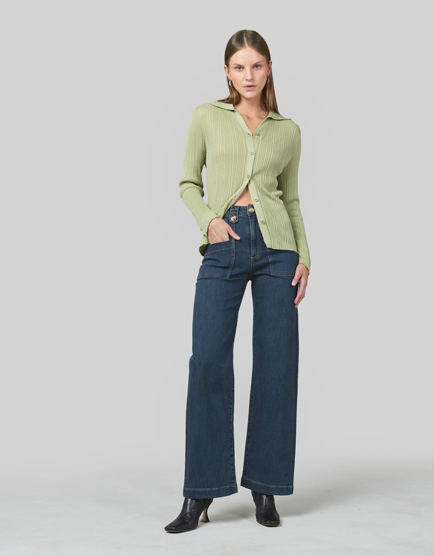 DRICOPER DENIM - Carrie Astro Wide Straight Leg Jeans