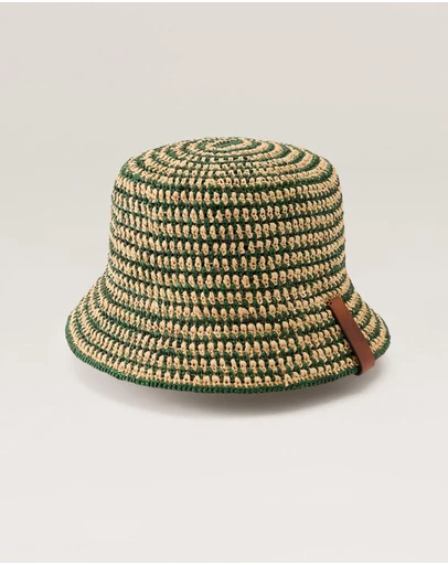 Helen Kaminski - Shashika Raffia Crochet Bucket