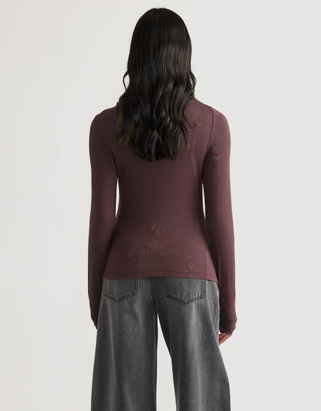 Decjuba - Maxine Crossover Long Sleeve Top