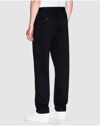 Armani Exchange - Mid-Rise Straight Leg Trousers