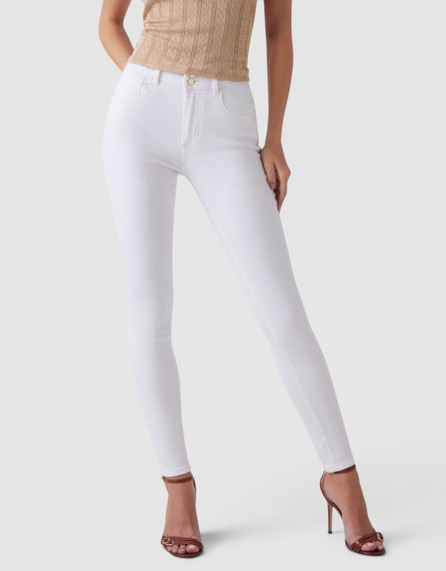 GUESS - High-Rise Shape Up Skinny Jeans