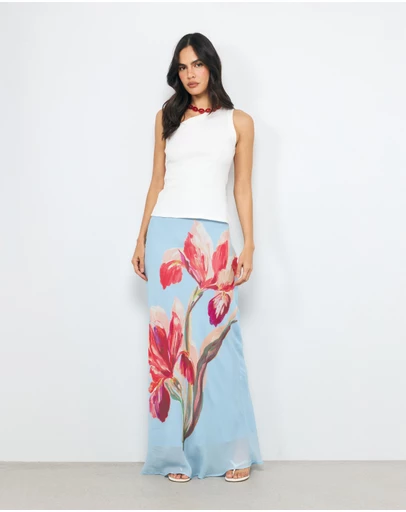 AERE - Rosalee Maxi Skirt