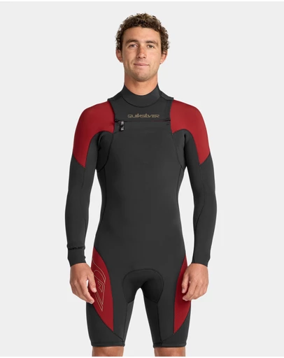 Quiksilver - Mens 2/2mm Mercury Front Zip Long Sleeve Springsuit