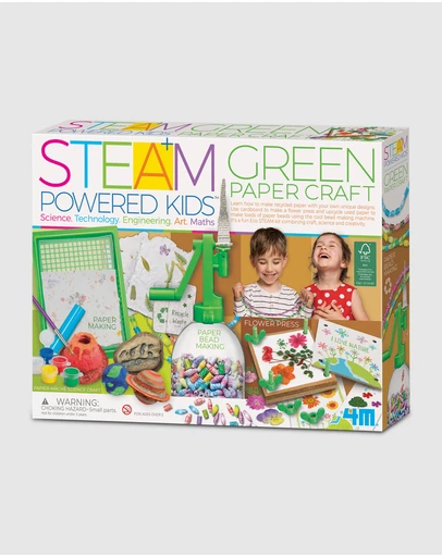 4M - 4M - STEAM Powered Kids - Green Paper Craft