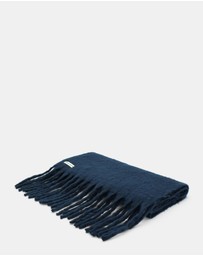 Morgan & Taylor - Ella Woven Scarf in Navy Blue