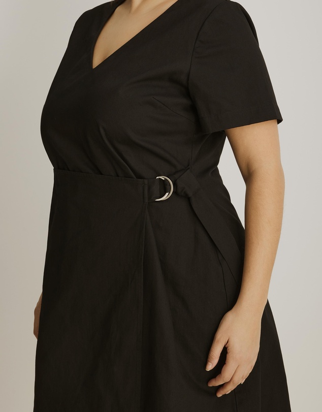 Atmos&Here Curvy - Ellie Cotton Twill Mini Dress
