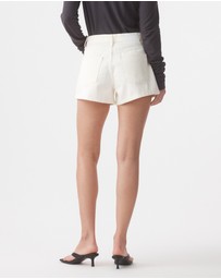 Outland Denim - Ebony High Flare Short
