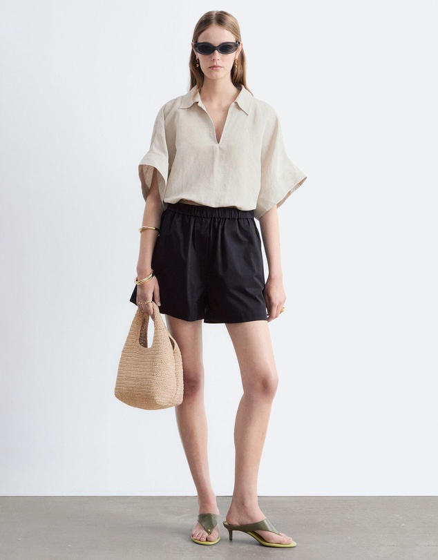 & Other Stories - Straw Mini Tote Bag
