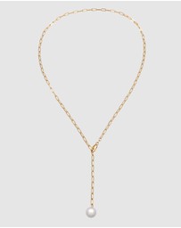 Elli Jewelry - Necklace Pearl Ball 925 Sterling Silver Gold-Plated