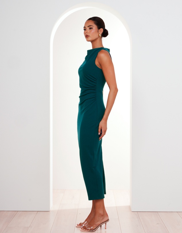 Pilgrim - Windsor High Neck Midi Dress