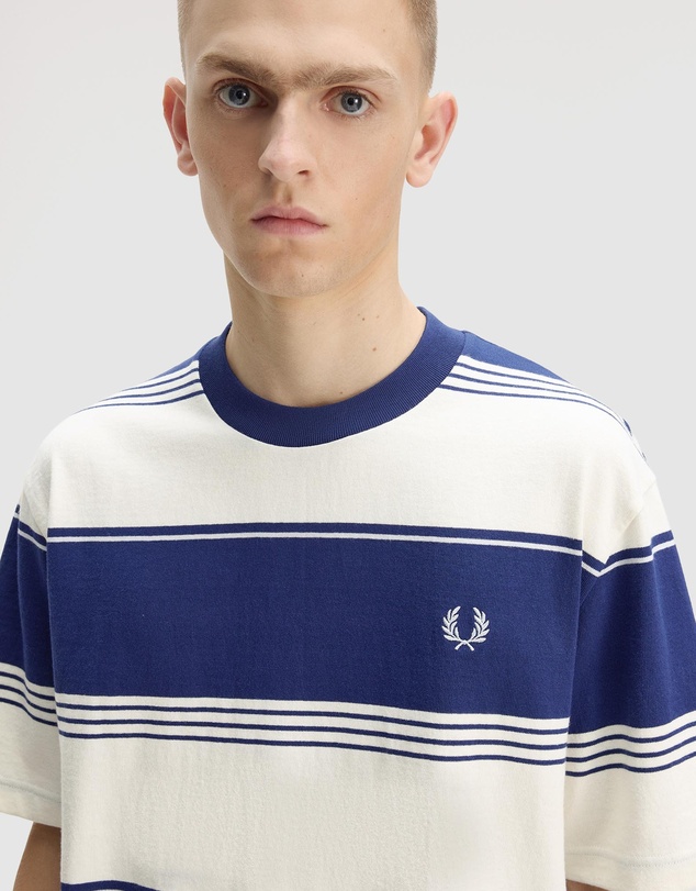 Fred Perry - Heavyweight Striped T-Shirt