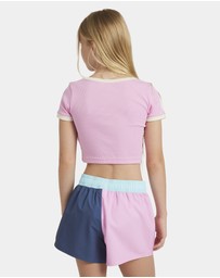 Roxy - Girls 8 to 16 Colorblock Boardshorts