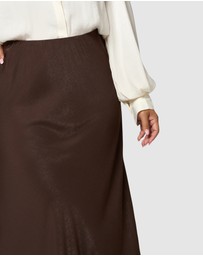 Something 4 Olivia - Luxe Satin Maxi Skirt