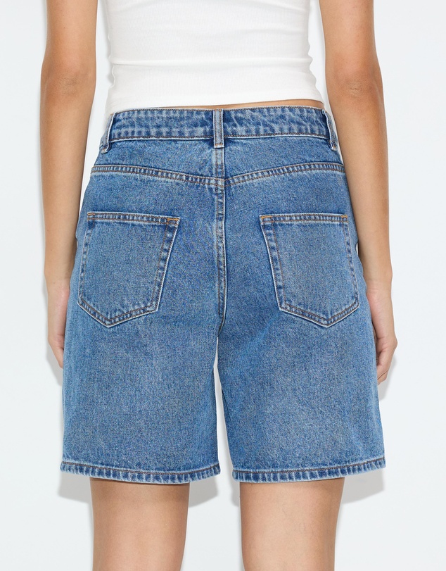 Dazie - El Paso Mid Thigh Denim Shorts