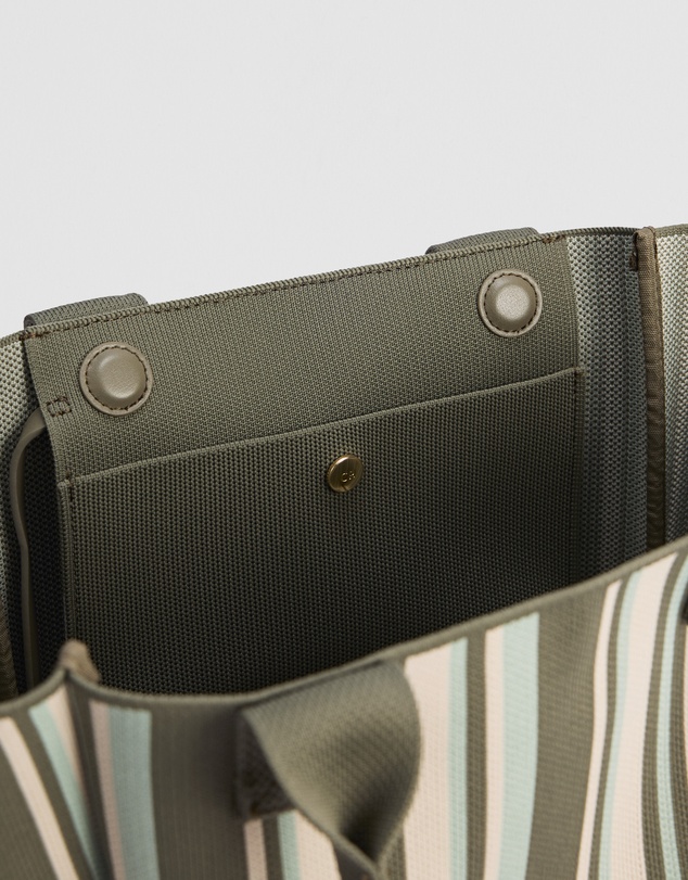 Country Road - Stripe Knit Shopper