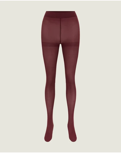 INSTOCK - Black Cherry — 50 Denier Matte Tights